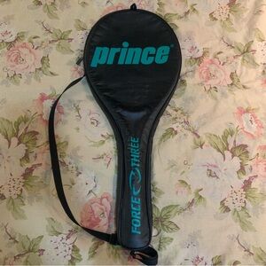 Prince tennis racket and case